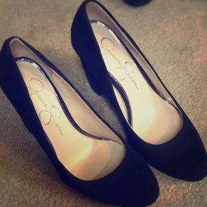Jessica Simpson Black Heels